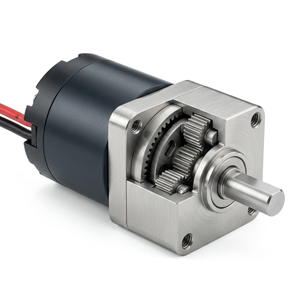 Encoder micro planetary gear motor for torque margin calculations
