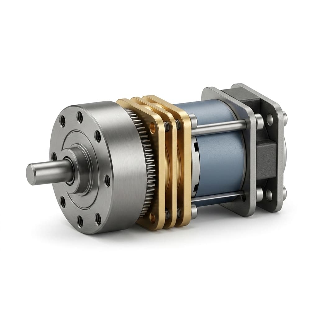Quiet planetary gear motor with compact shaft package for medical OEM review