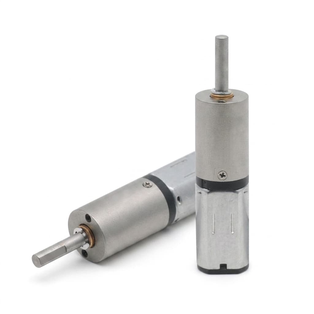 Micro planetary gear motor batch sample for export labeling and packaging review