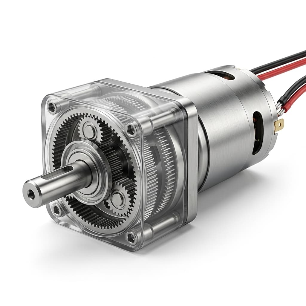 BLDC planetary gear motor for high-cycle industrial automation devices