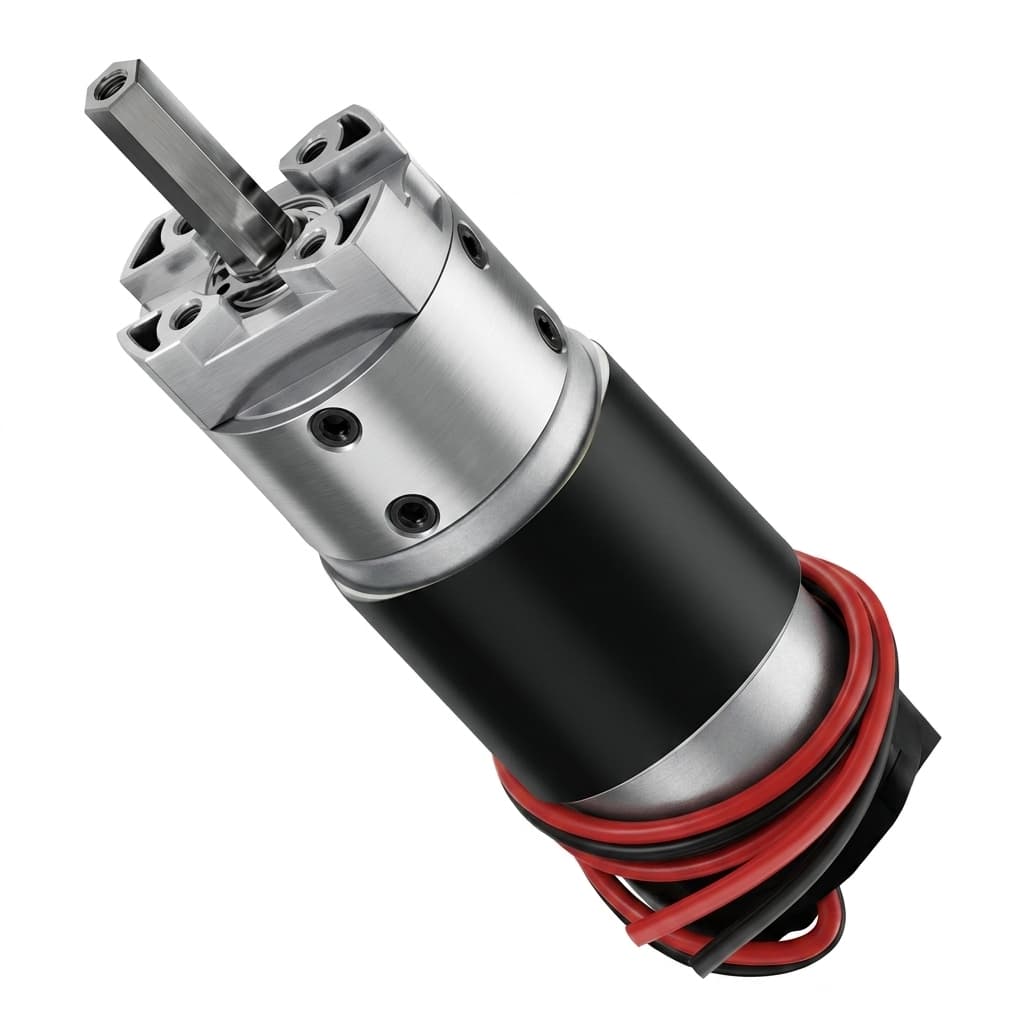 Compact coreless planetary gearmotor for portable medical or optical devices