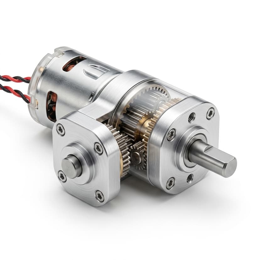 Low Backlash Planetary Gear Motor - View 2