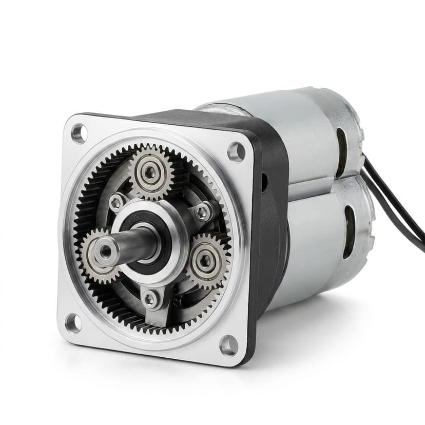 Low Backlash Planetary Gear Motor - View 3